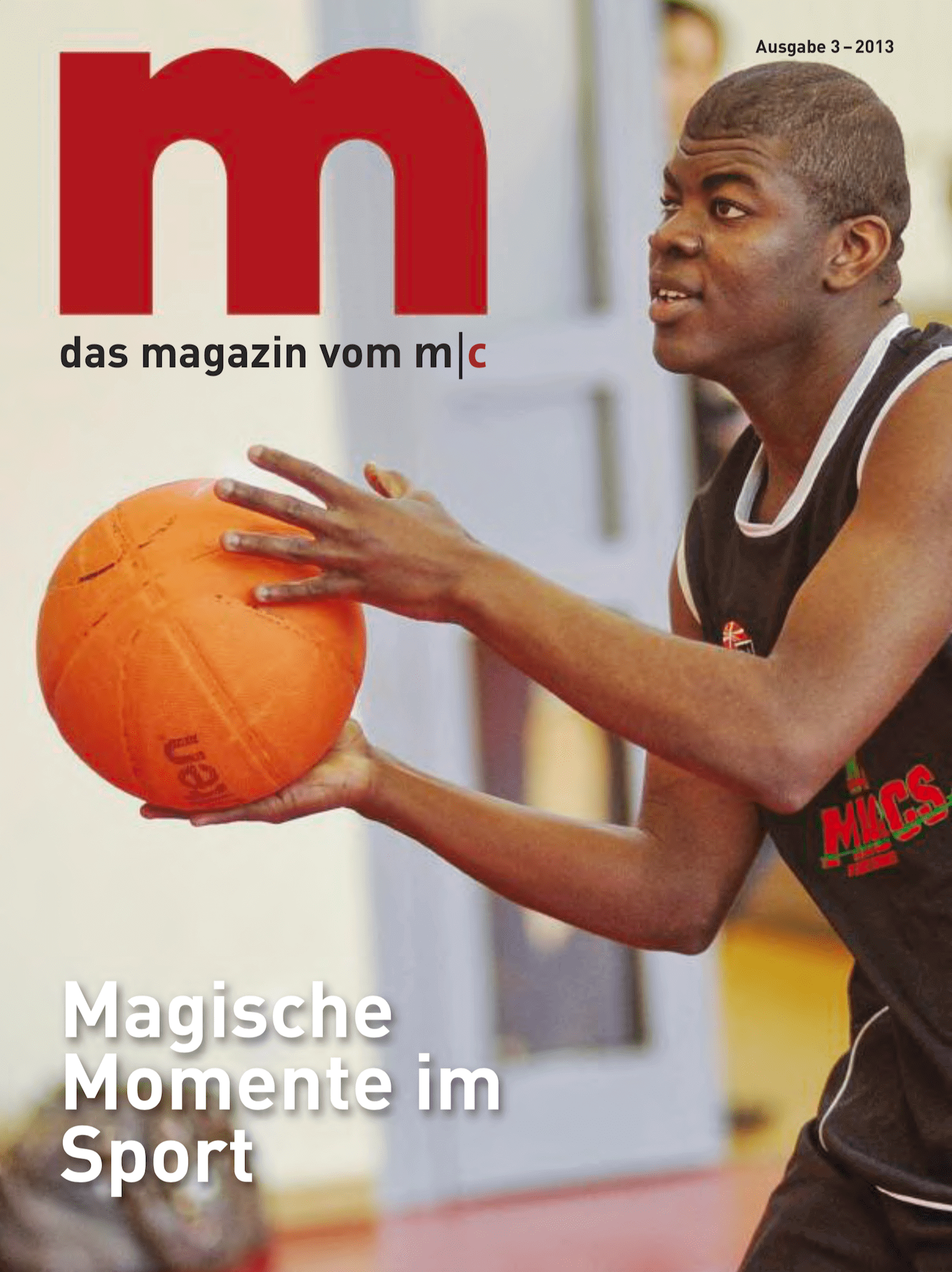 Magazin m, Ausgabe 3 aus 2013. Titel: Magische Momente im Sport