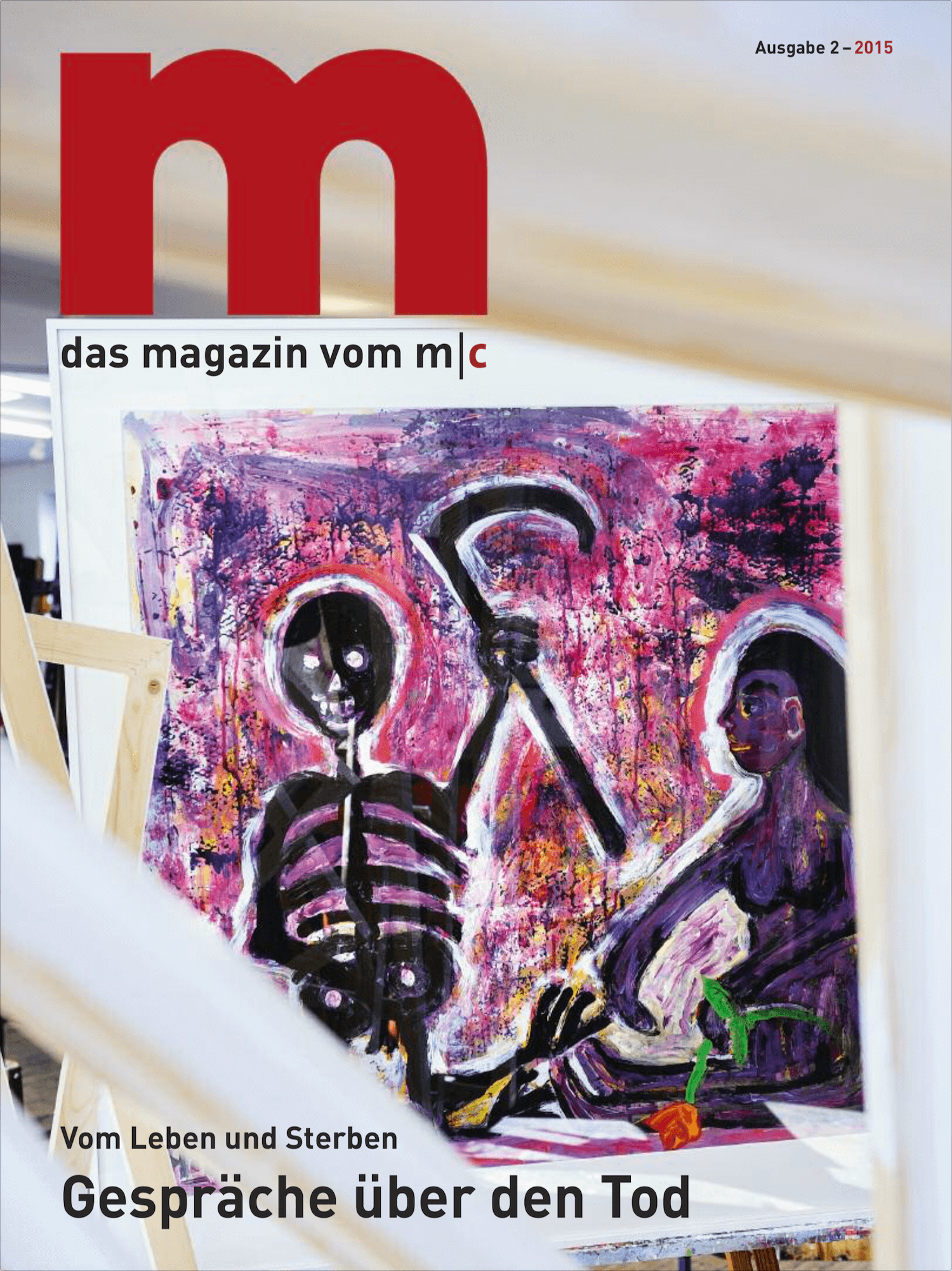 Magazin m, Ausgabe 2 aus 2015. Titel: Vom Leben und Sterben. Gespräche über den Tod