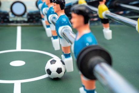 Kickertisch Nahaufnahme