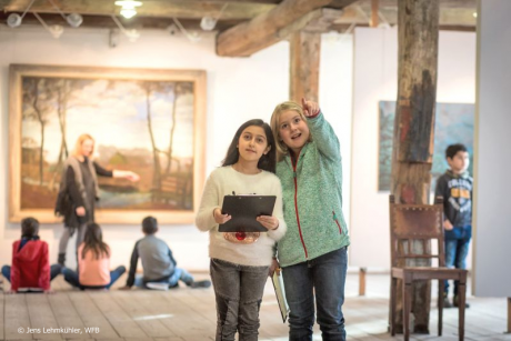 Kinder im Overbeck-Museum