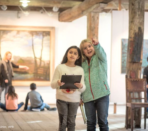 Kinder im Overbeck-Museum